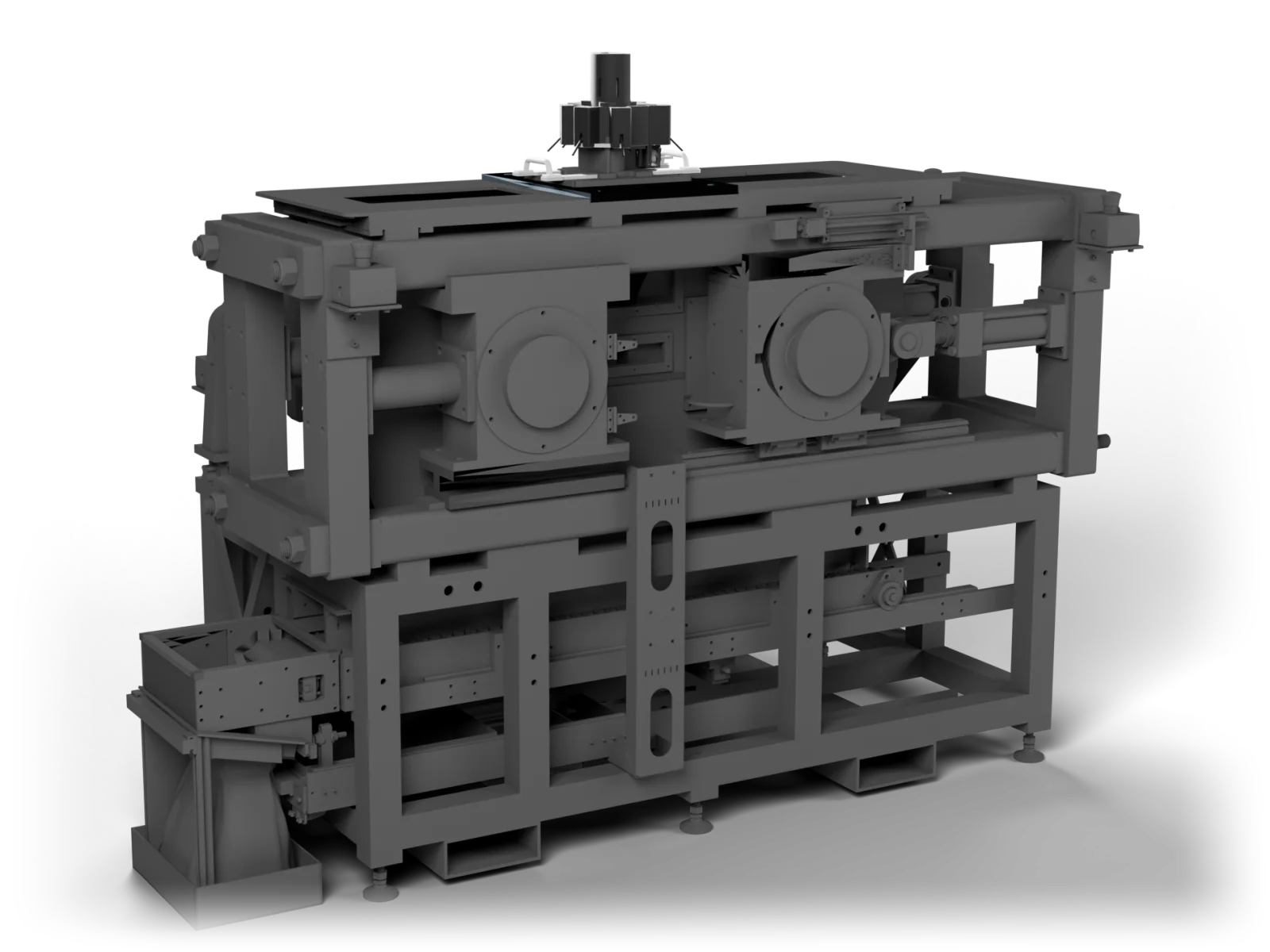 The Minpraxis Tester with the core feeder highlighted